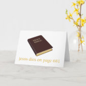 Jesus stirbt auf Seite 681 Karte (Gelbe Blume)