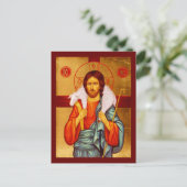 Jesus Sucher verlorener Schafe Postkarte (Stehend Vorderseite)