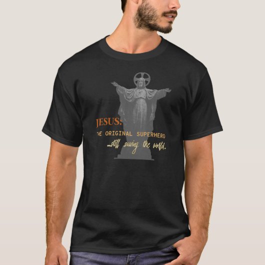 Jesus Superhero T-Shirt (Vorderseite)