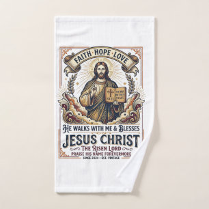 Jesus-Surf-T-Shirt Inspirierender Glaube Handtuch
