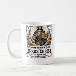 Jesus-Surf-T-Shirt Inspirierender Glaube Kaffeetasse