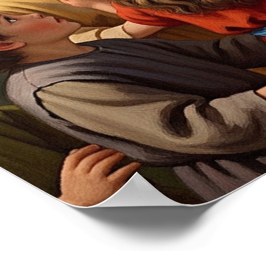 Jesus Surrounded by Children Poster (Ecke)