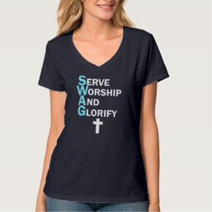 Jesus SWAG dient der Verehrung und verherrlicht di T-Shirt