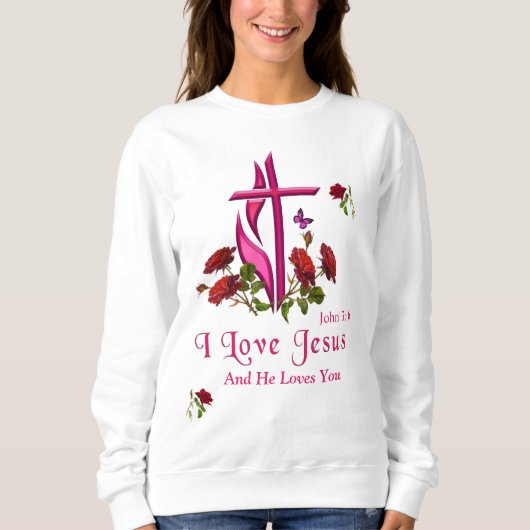 Jesus Sweatshirt (Vorderseite)