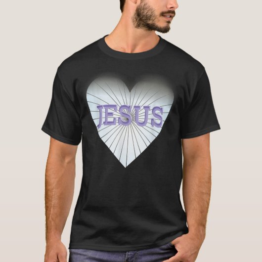 Jesus T I Liebe Herz Jesus T-Shirts  (Vorderseite)