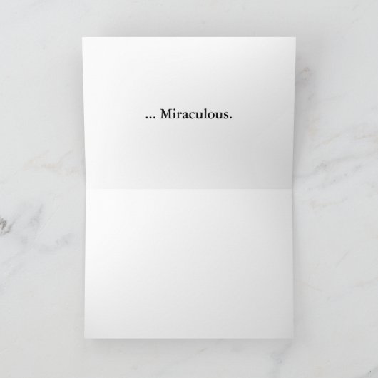 Jesus, ta DA!!!   Feiertagskarte (Innenseite)