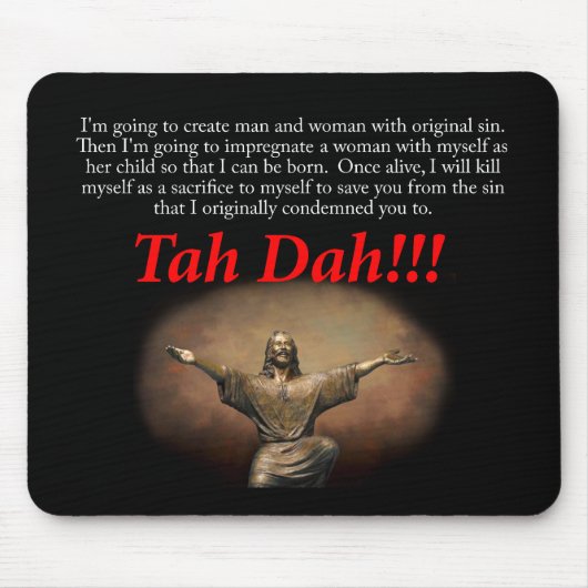 Jesus.  Tah Dah!!! Mousepad (Vorne)