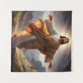 Jesus Tapestry Wandteppich (Vorderseite (Horizontal))