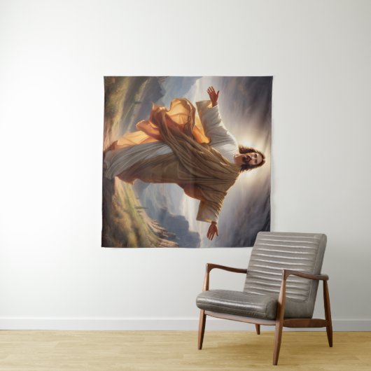 Jesus Tapestry Wandteppich (Beispiel (Horizontal))