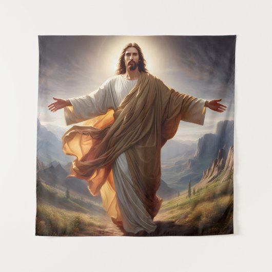 Jesus Tapestry Wandteppich (Vorderseite)
