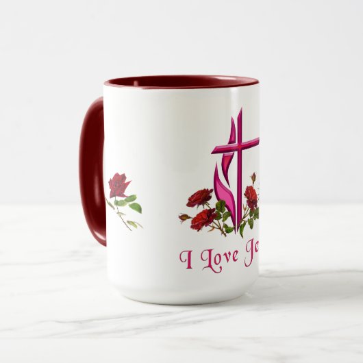 Jesus Tasse (Vorderseite Links)