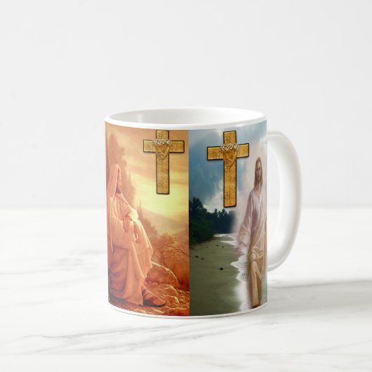 Jesus-Tasse Kaffeetasse (VorderseiteRechts)
