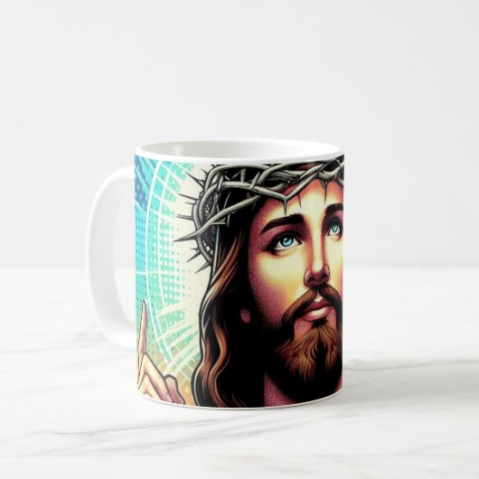Jesus Tasse! Kaffeetasse (Vorderseite Links)