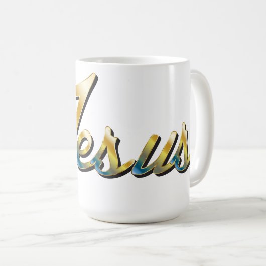 Jesus-Tasse Kaffeetasse (VorderseiteRechts)