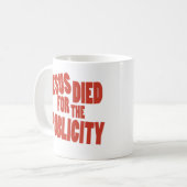Jesus-Tasse Kaffeetasse (Vorderseite Links)