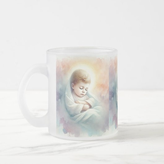 Jesus-Tasse Mattglastasse (Links)