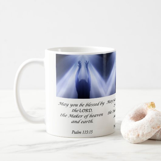 Jesus Tasse Psalm 115:15 (Mit Donut)
