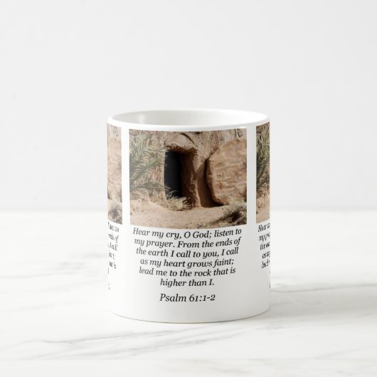 Jesus Tasse Psalm 61:1-2 (Mittel)