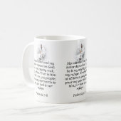 Jesus Tasse Psalm 62:7-8 (Vorderseite Links)