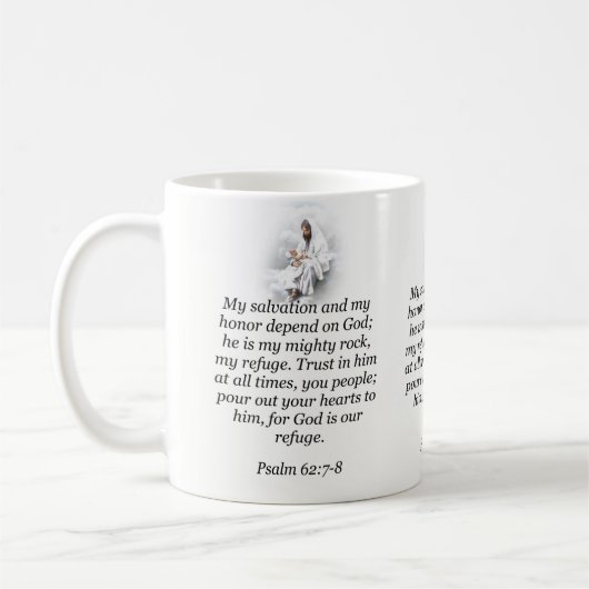 Jesus Tasse Psalm 62:7-8 (Links)