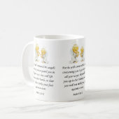 Jesus Tasse Psalm 91:11-12 (Vorderseite Links)