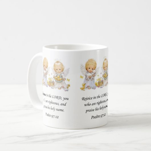 Jesus Tasse Psalm 97:12 (Vorderseite Links)