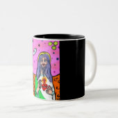 Jesus-Tasse Zweifarbige Tasse (VorderseiteRechts)