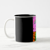 Jesus-Tasse Zweifarbige Tasse (Links)