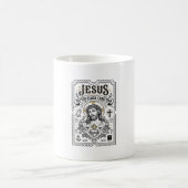 Jesus Tattoo Flash Christlich Jesus Tattoo Flash C Kaffeetasse (Mittel)
