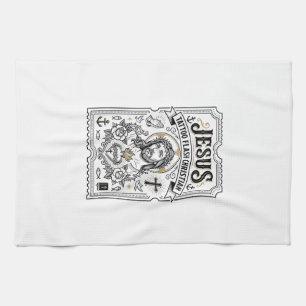 Jesus Tattoo Vorlage Christlich Jesus Tattoo Vorla Geschirrtuch