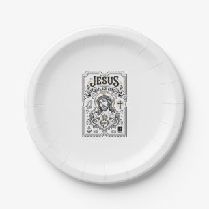 Jesus Tattoo Vorlage Christlich Jesus Tattoo Vorla Pappteller