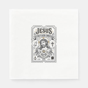 Jesus Tattoo Vorlage Christlich Jesus Tattoo Vorla Serviette