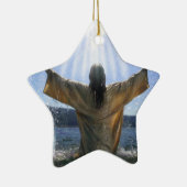 Jesus-Taufe Keramikornament (Rechts)