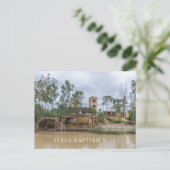 Jesus-Taufplatz-Ansicht Postkarte (Stehend Vorderseite)