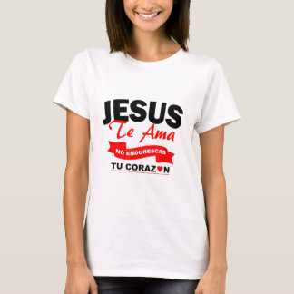 Jesus te ama camisas cristianas Christliches Spani T-Shirt