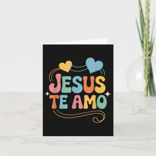 Jesus Te Ama Inspirierend Zitat Karte