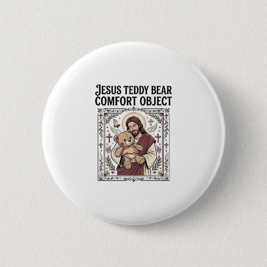 Jesus-Teddybär-Trostobjekt Jesus-Teddybär-C Button (Vorderseite)