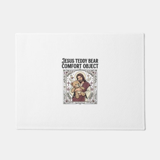 Jesus-Teddybär-Trostobjekt Jesus-Teddybär-C Fußmatte (Vorderseite)