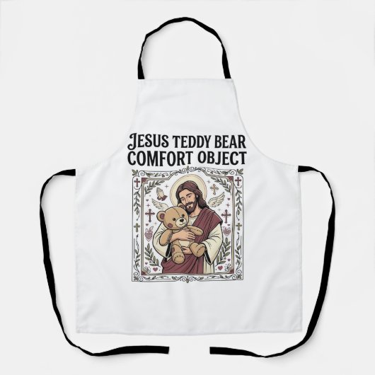 Jesus-Teddybär-Trostobjekt Jesus-Teddybär-C Schürze (Vorderseite)
