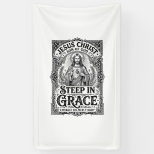 Jesus Teeliebhaber Grafik T-Shirt Christlich Banner