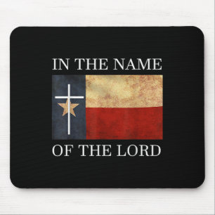 Jesus Texas Christian Mousepad