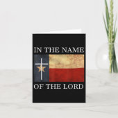 Jesus Texas Christlich Karte (Vorderseite)