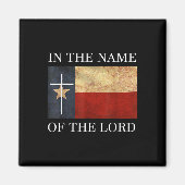 Jesus Texas Christlich Magnet (Vorne)