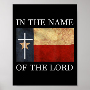 Jesus Texas Christlich Poster