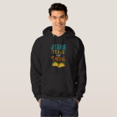Jesus Texas Tacos Christlich Nacho Taco Tortilla Hoodie (Vorne ganz)