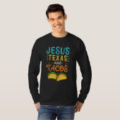 Jesus Texas Tacos Christlich Nacho Taco Tortilla T-Shirt (Vorne ganz)