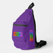 JESUS - Textblöcke Crossbody Bag (Rechte Ecke)