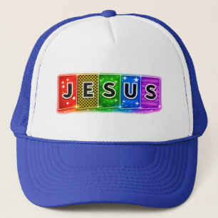 JESUS - Textblöcke Truckerkappe