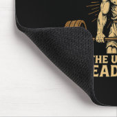 Jesus The Deadlifter Christian Fitness Mousepad (Ecke)