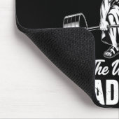 Jesus The Deadlifter Funny Christian Gym Pun Mousepad (Ecke)